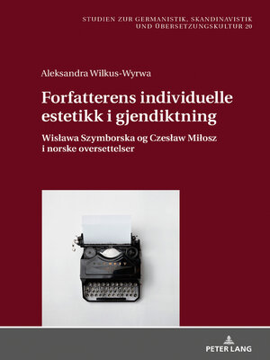 cover image of Forfatterens individuelle estetikk i gjendiktning